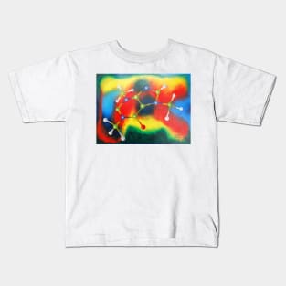 Oil Painting - Caffeine Molecule 2003 Kids T-Shirt